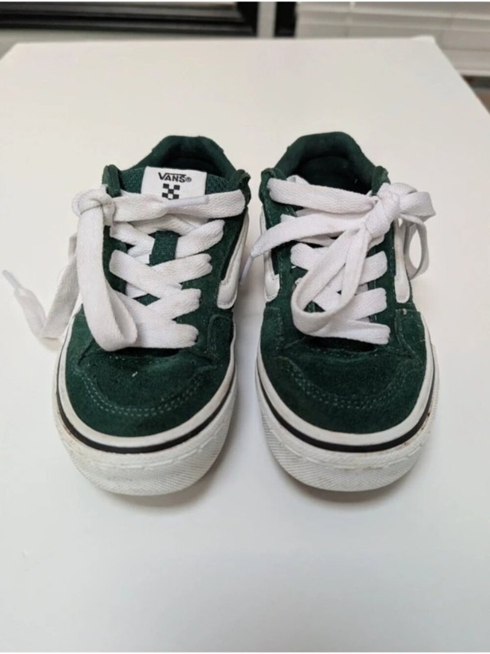 Vans Green Caldrone Skate Shoes Kids Size 12 Shoes